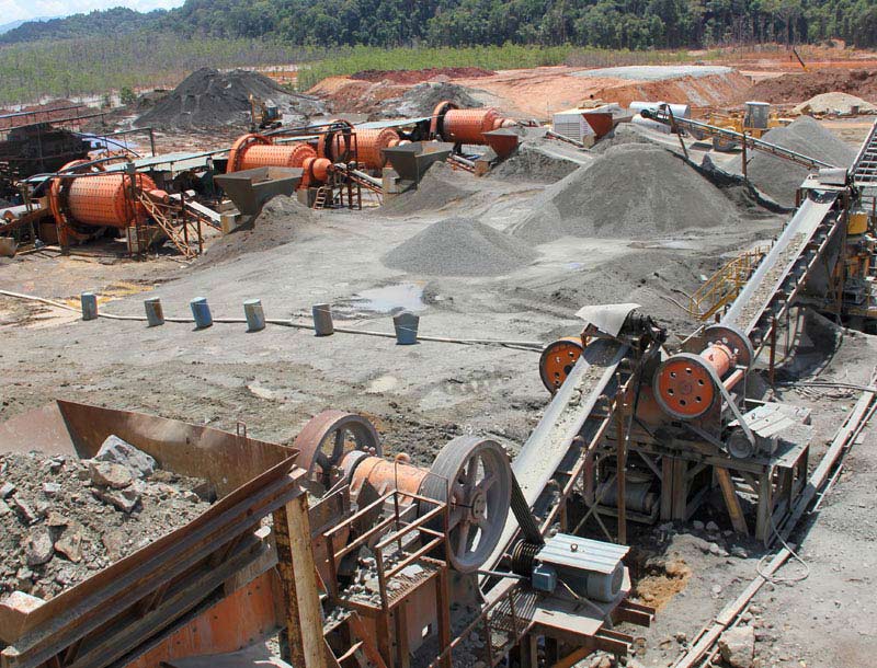 球磨機(jī)選礦現(xiàn)場